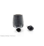 Watchtower pipe form Canadian sandblasted black - Tobacco Pipes - Natural root
