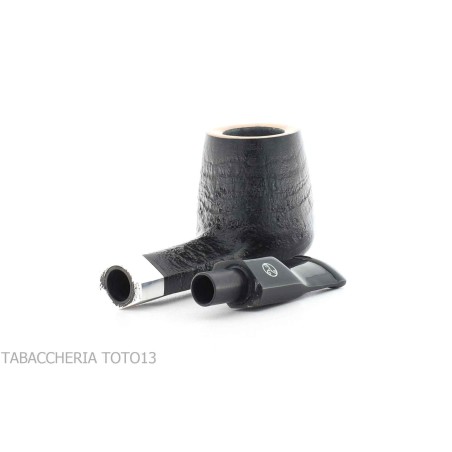 Pipa Watchtower forma canadiense pulido con chorro de arena negro-Rattray's