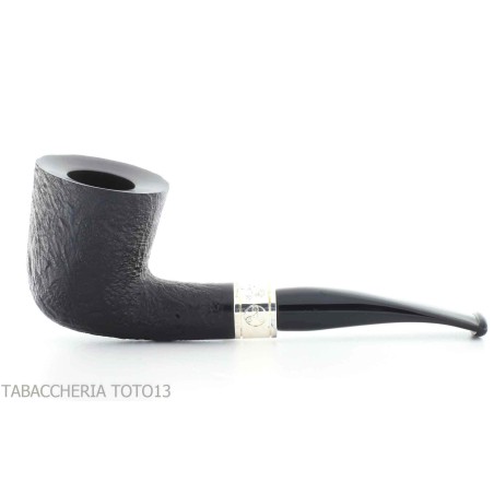 Pipe Brave Heart forme Dublin semi-courbe noire sablée - Pipe Pour le Tabac - Racine naturelle