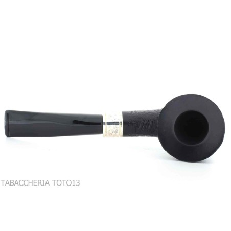 Pipe Brave Heart forme Dublin semi-courbe noire sablée - Pipe Pour le Tabac - Racine naturelle