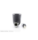Pipe Brave Heart forme Dublin semi-courbe noire sablée - Pipe Pour le Tabac - Racine naturelle