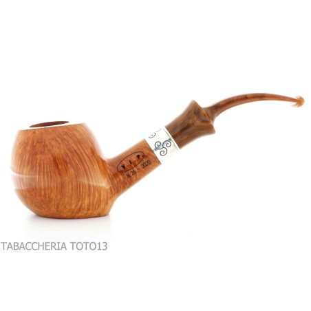Pipe en forme d'oeuf courbé Viprati - Pipe Pour le Tabac - Racine naturelle