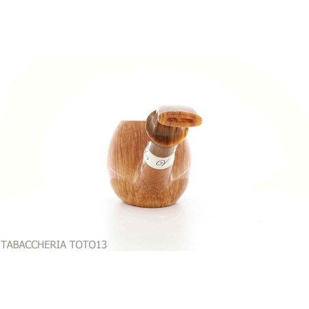 Pipe en forme d'oeuf courbé Viprati - Pipe Pour le Tabac - Racine naturelle