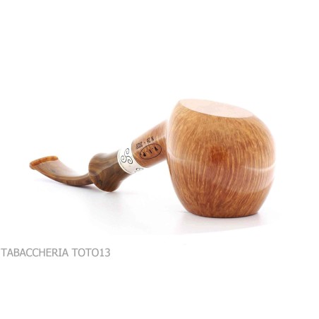 Pipe en forme d'oeuf courbé Viprati - Pipe Pour le Tabac - Racine naturelle