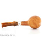 Pipe en forme d'oeuf courbé Viprati - Pipe Pour le Tabac - Racine naturelle