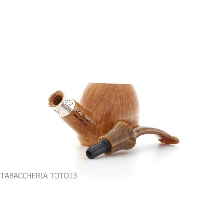 Pipe en forme d'oeuf courbé Viprati - Pipe Pour le Tabac - Racine naturelle