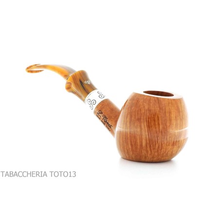 Pipe en forme d'oeuf courbé Viprati - Pipe Pour le Tabac - Racine naturelle