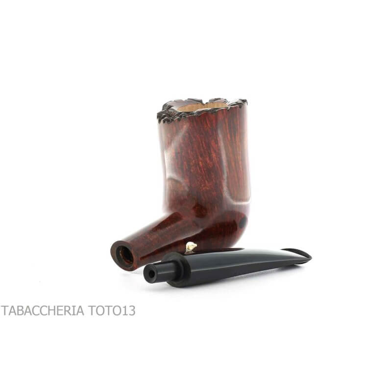 The pipa duck straight dark burl Woodcock - L'anatra pipe