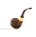 Gabriele Pipemaker forma bent apple radica sabbiata linea Tartaruga - Pipe