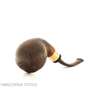 Gabriele Pipemaker forma bent apple radica sabbiata linea Tartaruga - Pipe