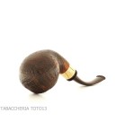 Gabriele Pipemaker forma bent apple radica sabbiata linea Tartaruga - Pipe