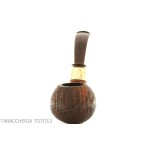 Gabriele Pipemaker forma bent apple radica sabbiata linea Tartaruga - Pipe