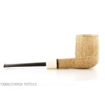 F. Ganci pipe à tabac forme de billard droite finition sablée - Pipe Pour le Tabac - Racine naturelle