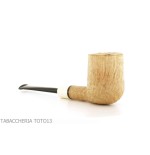 F. Ganci pipe à tabac forme de billard droite finition sablée - Pipe Pour le Tabac - Racine naturelle