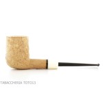 F. Ganci pipe à tabac forme de billard droite finition sablée - Pipe Pour le Tabac - Racine naturelle