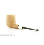 F. Ganci pipe à tabac forme de billard droite finition sablée - Pipe Pour le Tabac - Racine naturelle