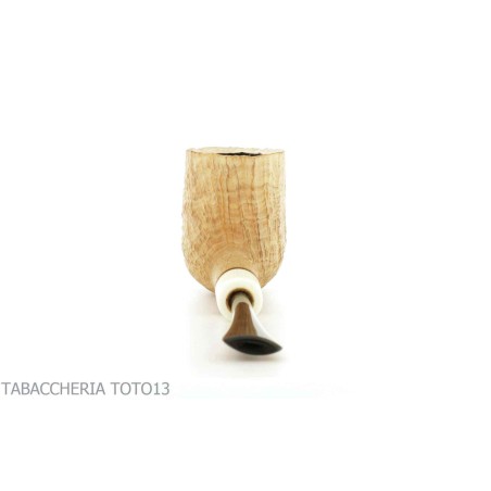 F. Ganci pipe à tabac forme de billard droite finition sablée - Pipe Pour le Tabac - Racine naturelle