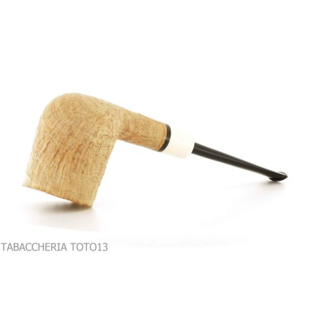 F. Ganci pipe à tabac forme de billard droite finition sablée - Pipe Pour le Tabac - Racine naturelle