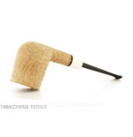 F. Ganci pipe à tabac forme de billard droite finition sablée - Pipe Pour le Tabac - Racine naturelle