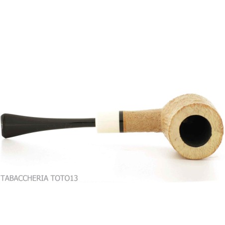 F. Ganci pipe à tabac forme de billard droite finition sablée - Pipe Pour le Tabac - Racine naturelle
