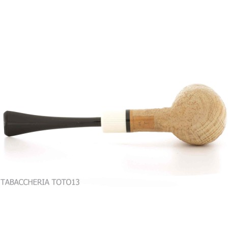 F. Ganci pipe à tabac forme de billard droite finition sablée - Pipe Pour le Tabac - Racine naturelle