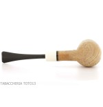 F. Ganci pipe à tabac forme de billard droite finition sablée - Pipe Pour le Tabac - Racine naturelle