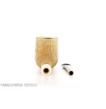 F. Ganci pipe à tabac forme de billard droite finition sablée - Pipe Pour le Tabac - Racine naturelle