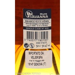 Savanna Rhum Agricole 2007 Vieux 11 Ans Vol.50,4% Cl.50