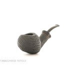 Pipe F. Ganci Bent Apple sandblasted finish - Tobacco Pipes - Natural root