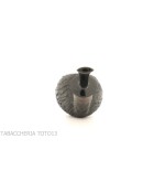 Pipe F. Ganci Bent Apple sandblasted finish - Tobacco Pipes - Natural root