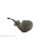 Pipe F. Ganci Bent Apple sandblasted finish - Tobacco Pipes - Natural root