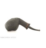 Pipe F. Ganci Bent Apple sandblasted finish - Tobacco Pipes - Natural root