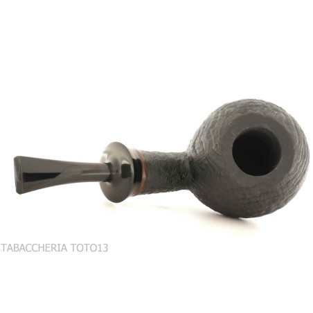Pipe F. Ganci Bent Apple sandblasted finish - Tobacco Pipes - Natural root