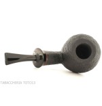 Pipe F. Ganci Bent Apple sandblasted finish - Tobacco Pipes - Natural root