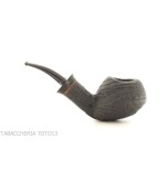 Pipe F. Ganci Bent Apple sandblasted finish - Tobacco Pipes - Natural root