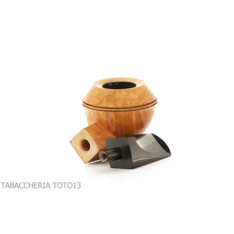 Pipa F.Ganci forma Bulldog corta - Pipas de Tabaco