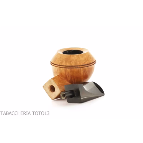 Pipe F. Ganci form Bulldog short - Tobacco Pipes - Natural root