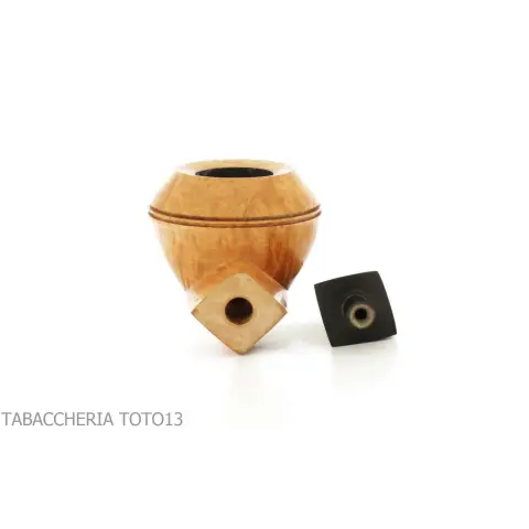 Pipa F.Ganci forma Bulldog corta - Pipas de Tabaco