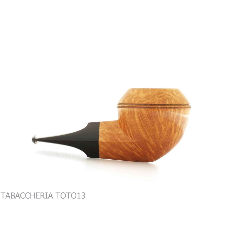 Pipa F.Ganci forma Bulldog corta - Pipas de Tabaco
