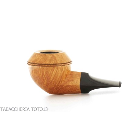 Pipe F. Ganci forme Bulldog court - Pipe Pour le Tabac - Racine naturelle