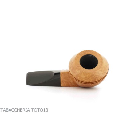 Pipe F. Ganci forme Bulldog court - Pipe Pour le Tabac - Racine naturelle