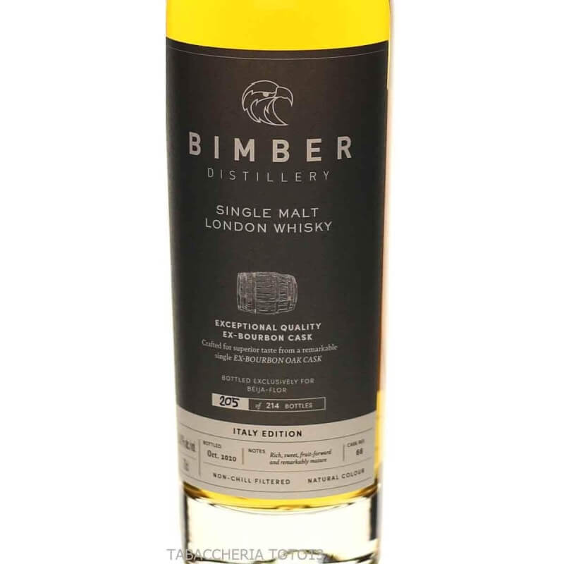 Bimber Single malt ex-bourbon cask Italy Edition 4 yo Vol.58,8% Cl.70 - Bimber Distillery