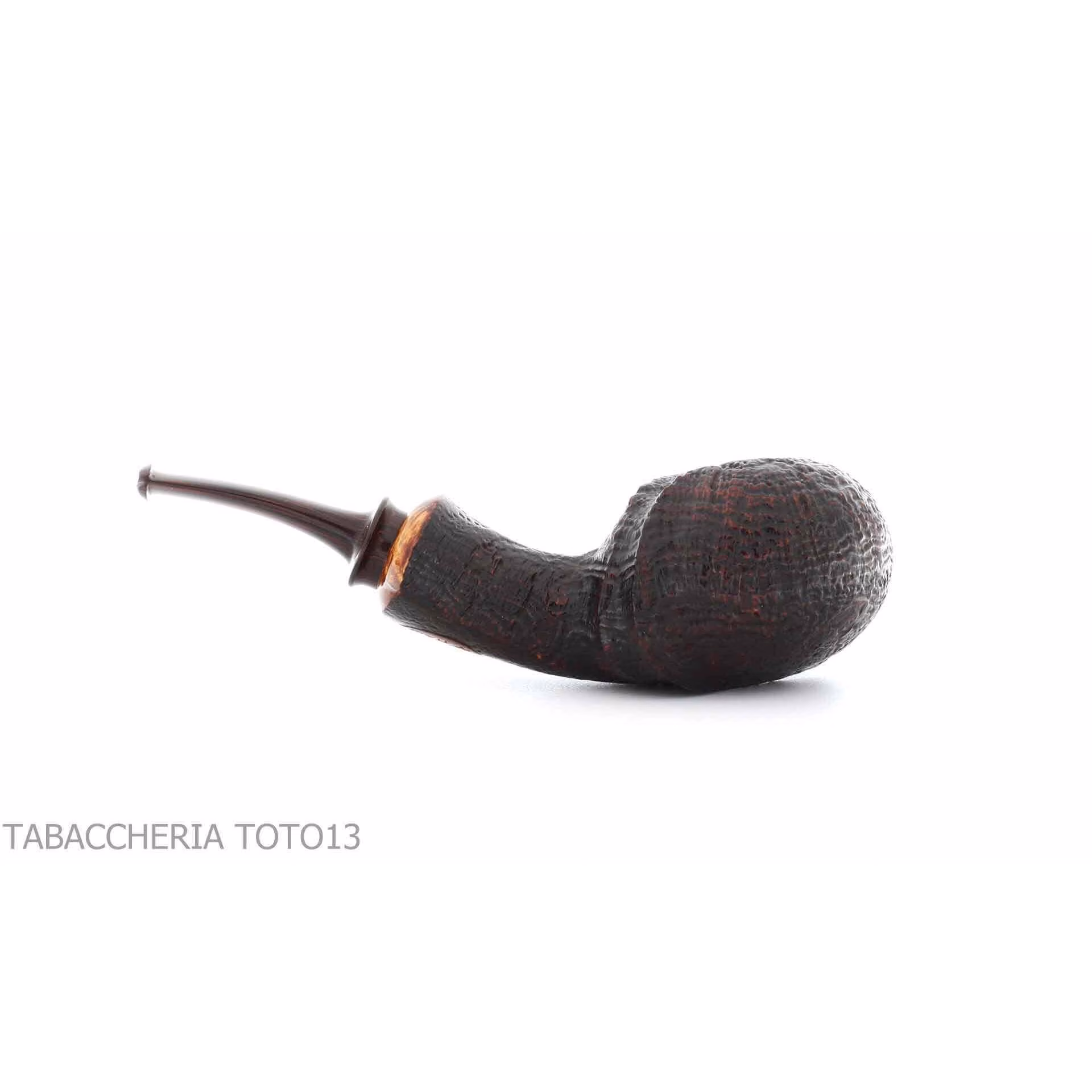 Gabriele Pipemaker forma pesca tabacchiera in radica sabbiata linea Tartaruga - Pipe