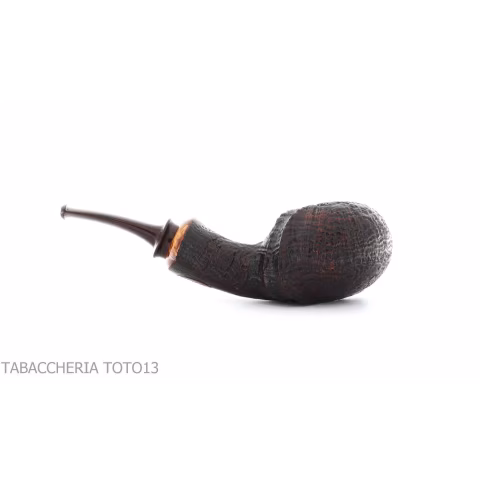 Gabriele Pipemaker forma pesca tabacchiera in radica sabbiata linea Tartaruga - Pipe