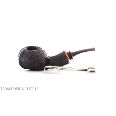 Gabriele Pipemaker forma pesca tabacchiera in radica sabbiata linea Tartaruga - Pipe