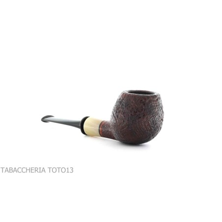 Gabriele Pfeifenmacher Pfeifenform Small Apple Sandgestrahlter Bruyere Turtle line - Tabakpfeifen