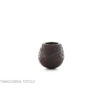 Gabriele Pfeifenmacher Pfeifenform Small Apple Sandgestrahlter Bruyere Turtle line - Tabakpfeifen