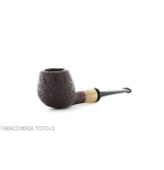 Gabriele Pipemaker pipe shape Small Apple sandblasted briar Turtle line - Tobacco Pipes - Natural root