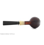 Gabriele Pipemaker pipe shape Small Apple sandblasted briar Turtle line - Tobacco Pipes - Natural root