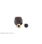 Gabriele Pfeifenmacher Pfeifenform Small Apple Sandgestrahlter Bruyere Turtle line - Tabakpfeifen